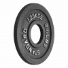 Диск 51 мм. чугунный окрашенный  1,25 кг (2 штуки)   VictoryFit VF-SC510125-2