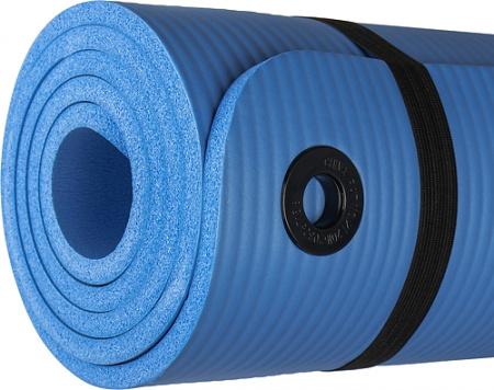 Коврик для йоги и фитнеса Sundays Fitness IR97506 (180x60x1см, голубой)