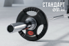 Диск 51 мм.  обрезиненный с 3-мя хватами  2,5 кг (2 штуки)   VictoryFit VF-S510250-2