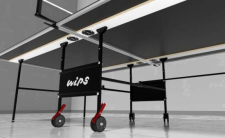 Стол теннисный всепогодный WIPS Roller Outdoor Composite 6 мм графитовый с сеткой