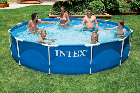 Каркасный бассейн Intex Metal Frame / 56996/28212 (366x76)
