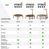Батут спортивный UNIX Line Фитнес / Fitness оранжевый (125 см)