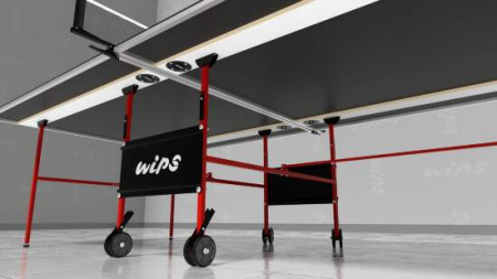 Теннисный стол всепогодный WIPS Roller Outdoor Composite 6 мм графитовый с сеткой