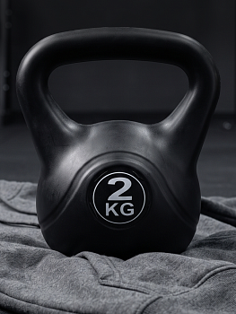 Гиря пластиковая 2 кг. VictoryFit VF-KP020