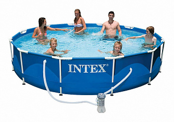 Каркасный бассейн Intex Metal Frame / 56996/28212 (366x76)