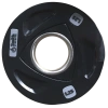 Диск для штанги Smith WP085-1,25 c 3-м хватом, обрезиненный, 1,25кг