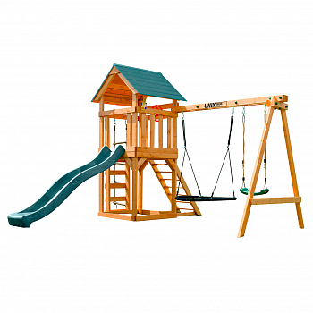 Детский игровой комплекс UNIX Line (6 in 1) Dark Green