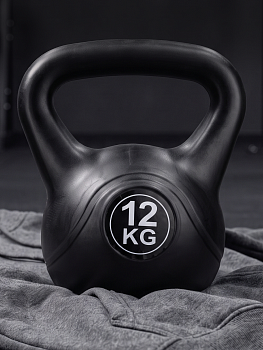 Гиря пластиковая 12 кг. VictoryFit VF-KP120