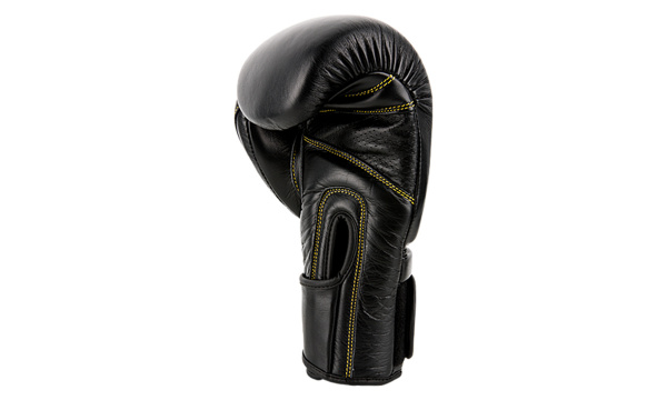 UFC Премиальные тренировочные перчатки на липучке чёрные - 14 Oz