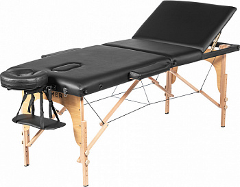 Массажный стол Calmer Bamboo Three 70 (черный)