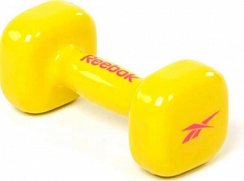 Гантель для фитнеса 3 кг. Reebok RAWT-11053YL (желтый)