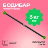 Палка гимнастическая профессиональная BRONZE GYM БОДИБАР, 3 кг