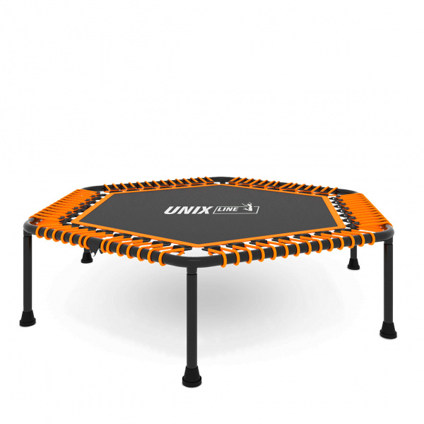 Батут спортивный UNIX Line Фитнес / Fitness Lite (125 см) оранжевый