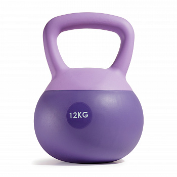 Гиря резиновая 12 кг. VictoryFit VF-KR120