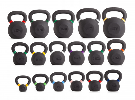 Гиря чугунная с цветным кольцом 6 кг (модель: К-3) VictoryFit VF-KCR060