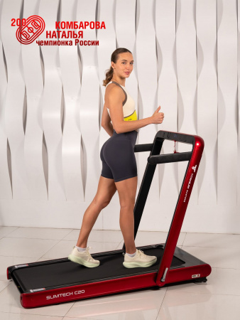 Беговая дорожка Titanium Masters Slimtech C20, красная