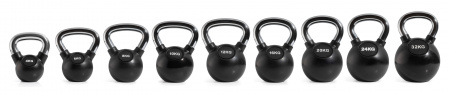 Гиря с резиновым покрытием 10 кг (модель: К-6) VictoryFit VF-KRU100