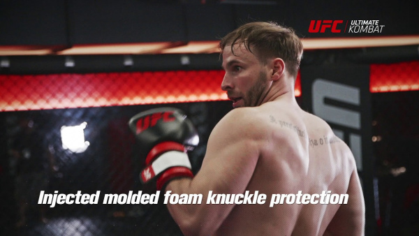 UFC Перчатки MMA для работы на снарядах чёрные - 18 Oz