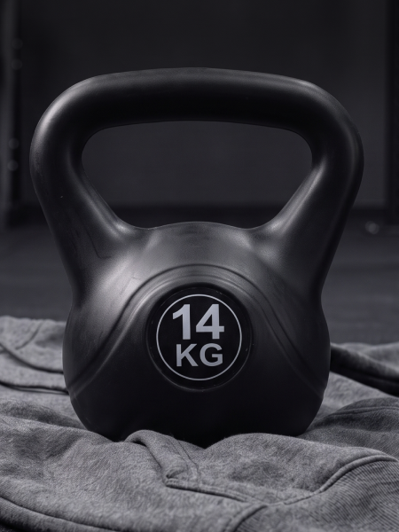Гиря пластиковая 14 кг. VictoryFit VF-KP140