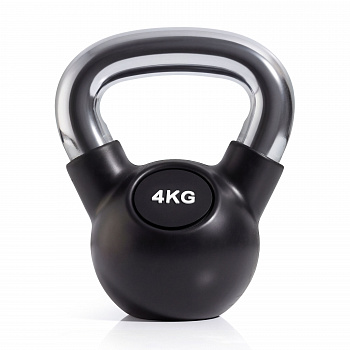Гиря с резиновым покрытием 4 кг (модель: К-6) VictoryFit VF-KRU040