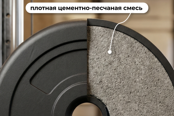 Диск 26 мм. пластиковый 10 кг (2 штуки)   VictoryFit VF-SPL26100-2