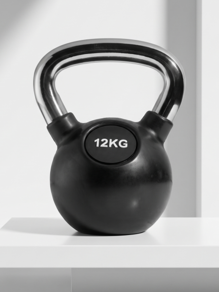 Гиря с резиновым покрытием 12 кг (модель: К-6) VictoryFit VF-KRU120