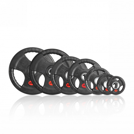 Диск 51 мм.  обрезиненный с 3-мя хватами  2,5 кг (2 штуки)   VictoryFit VF-S510250-2