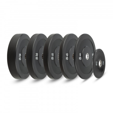 Диск бамперный 51 мм. обрезиненный  2,5 кг (2 штуки)   VictoryFit VF-D51025-2
