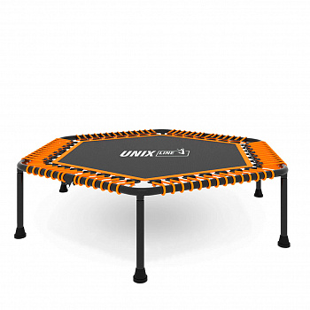 Батут спортивный UNIX Line FITNESS Lite Orange (125 см)