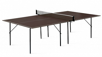 Теннисный стол влагостойкий "Start Line Hobby-2 Outdoor" (273 х 150 х 76 см), коричневый