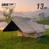 Надувная палатка UNIX Camp Sirius 4х3 бежевый (+ навес)