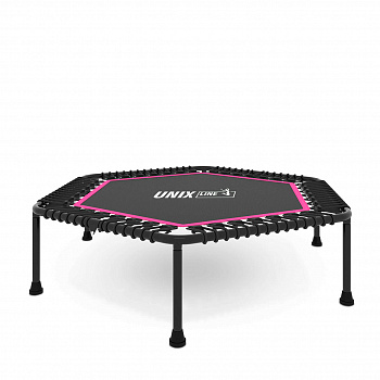 Батут спортивный UNIX Line Фитнес / Fitness Lite (125 см) розовый