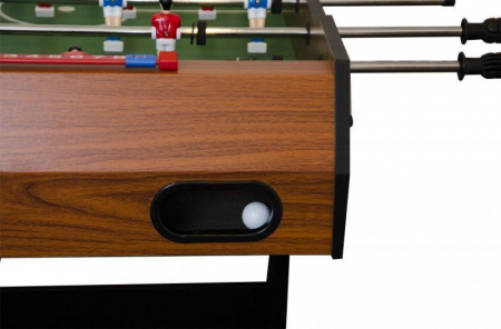 Игровой стол - футбол складной "Maccabi Mini" (121 x 61 x 81 см, орех)