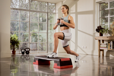 Степ-платформа Reebok step (красн/черн), Арт. RAP-11150RD