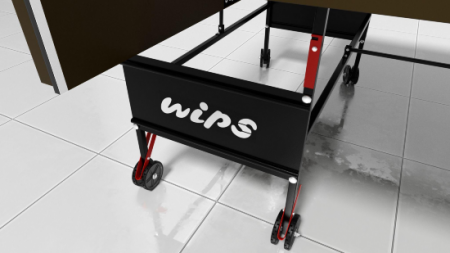 Теннисный стол всепогодный WIPS Royal Outdoor, влагостойкий, коричневый