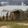 Надувная палатка UNIX Camp Vega 3х2 зеленый (+ навес)