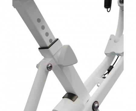 Велотренажер X-Bike DFC DavCreator Max PRO, бело-голубой