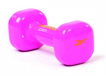 Гантель для фитнеса 2 кг. Reebok RAWT-11052MG (лиловый)