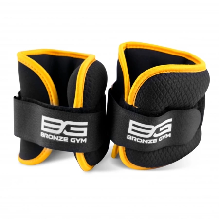 Утяжелители для ног и рук BRONZE GYM, 1кг (0.5кг х 2), пара.