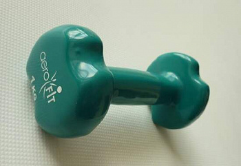 Гантель в виниловой оболочке 1 кг Aerofit DB-VD-1K