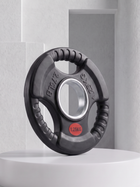 Диск 51 мм. обрезиненный с 3-мя хватами 1,25 кг, VictoryFit VF-S510125