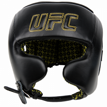 UFC Шлем с защитой щек на шнуровке черный - L\XL