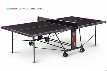 Стол теннисный Compact-2 LX  Всепогодный 6 black