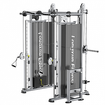 Двойная регулируемая тяга + Машина Смита Gymmaster HST-7326