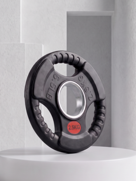 Диск 51 мм.  обрезиненный с 3-мя хватами  2,5 кг (2 штуки)   VictoryFit VF-S510250-2