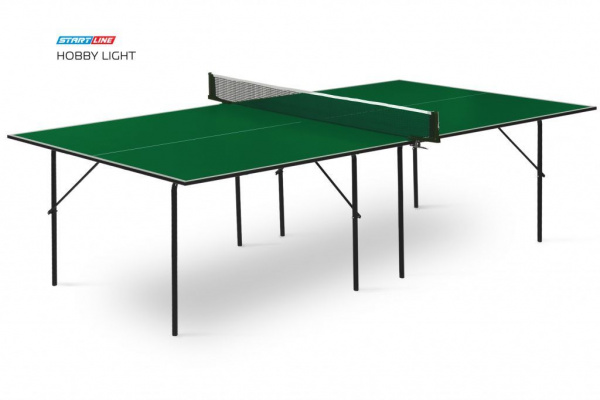 Теннисный стол для помещений "Start line Hobby Light Indoor" (273 х 153 х 76 см) без сетки, без колес