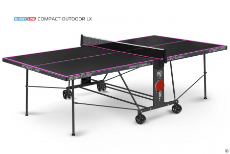 Стол теннисный Compact-2 LX  Всепогодный 6 black